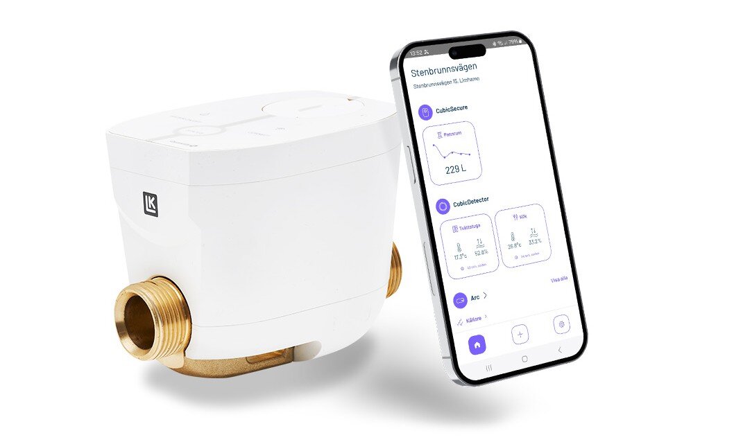 Vattenfelsbrytare Cubic Secure