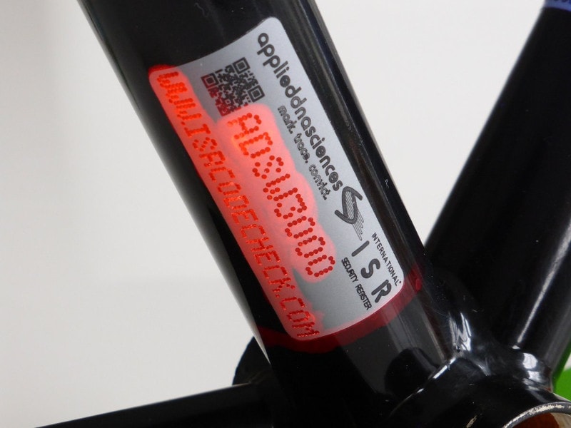 ISR - Stöldskyddsmärkning Cykel