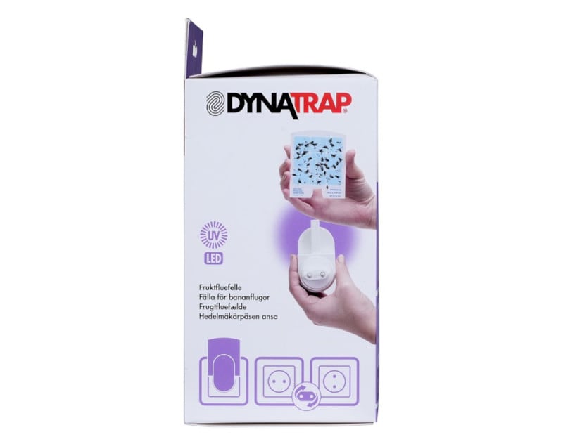 DynaTrap är en tyst, luktfri och giftfri ljusfälla som med UV-ljus och StickyTech-teknik lockar till sig och fångar bananflugor, fruktflugor och andra flygande insekter inomhus. - 2