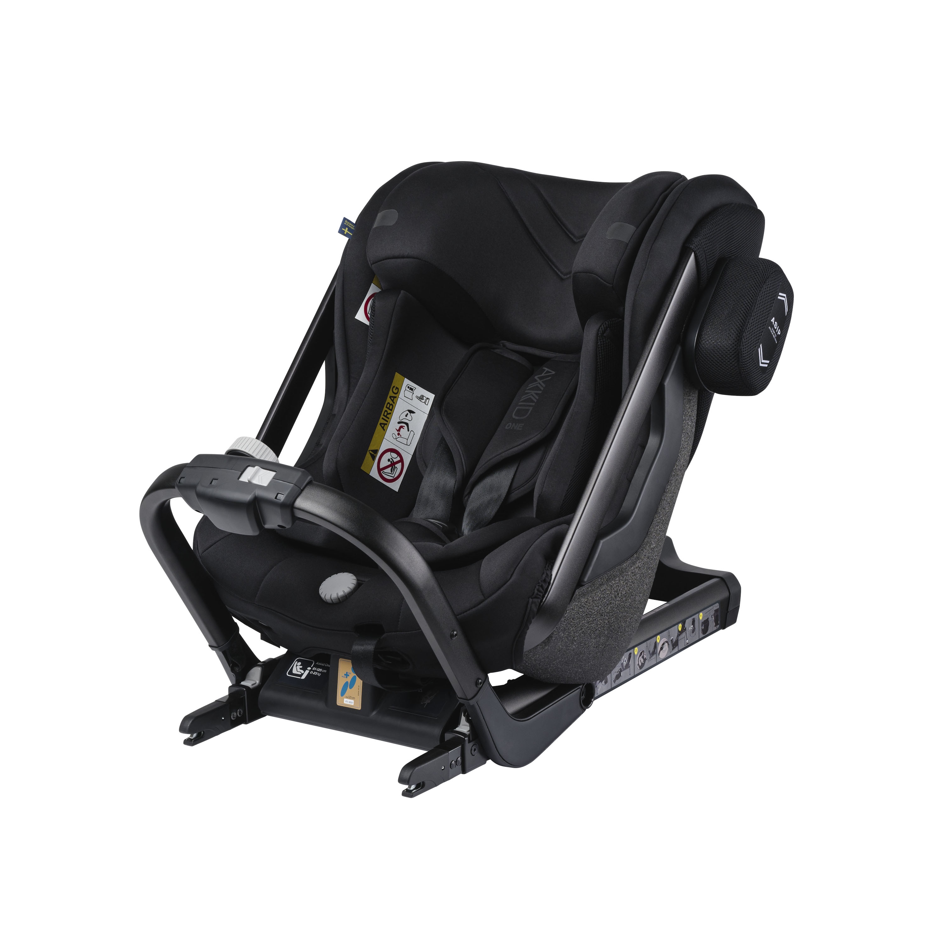 Bilbarnstol Axkid ONE 2 är den enda ISOFIX-bilstolen på marknaden som är godkänd upp till (61-125 cm/23kg). Enkel och säker installation med Isofix. Ger det bästa benutrymmet på marknaden, men har ändå flexibiliteten att bli en av de mest kompakta bakåtvä