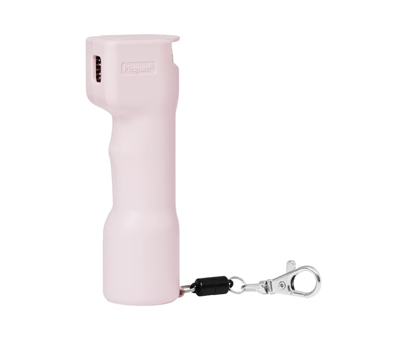 Plegium Smart Försvarsspray är en laglig och kraftigt ögonirriterande mentolbaserad försvarsspray med röd färg samt gratis automatiska positions-SMS och telefonsamtal till dina nödkontakter. Designad och tillverkad i Sverige.  Funktioner Försvarsspray med